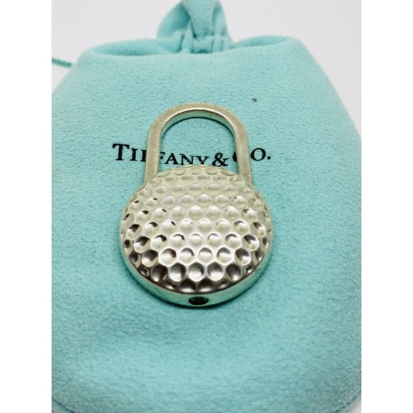 Tiffany & Co. Sterling Silver Golf Ball Keychain Key Ring in Box! 65 grams - Picture 2 of 6